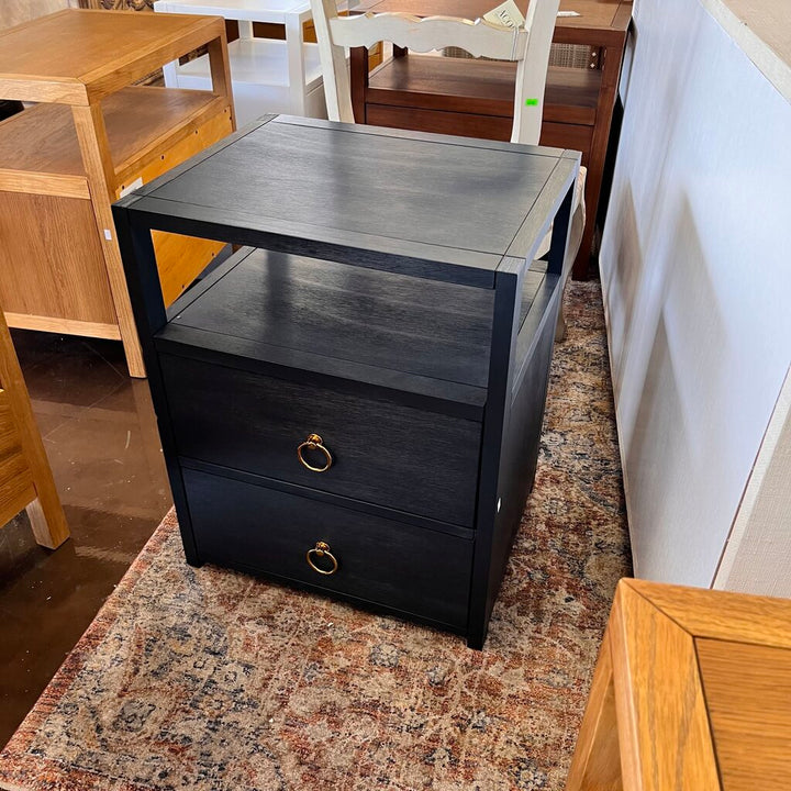 Orig. Price $489 - Lark Two-Drawer Open Nightstand