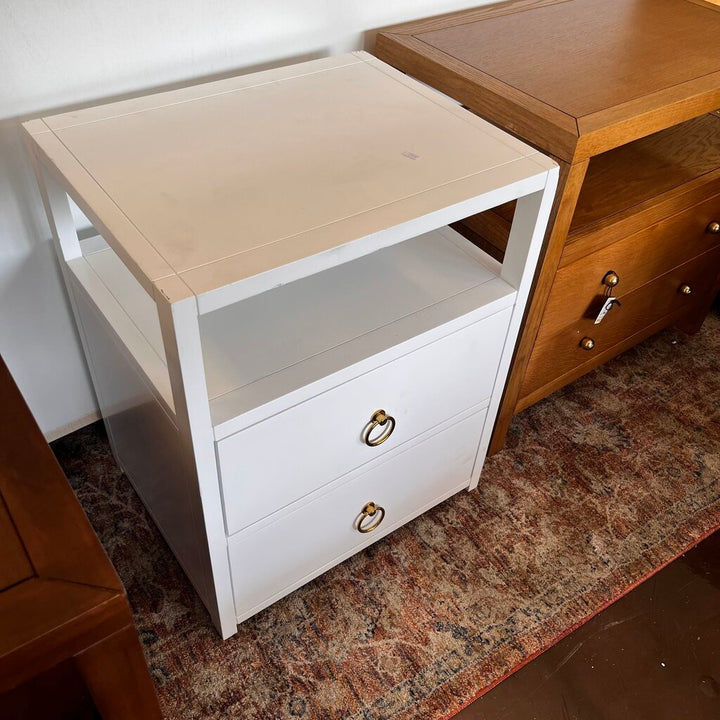 Orig. Price $489 - Lark Two-Drawer Open Nightstand
