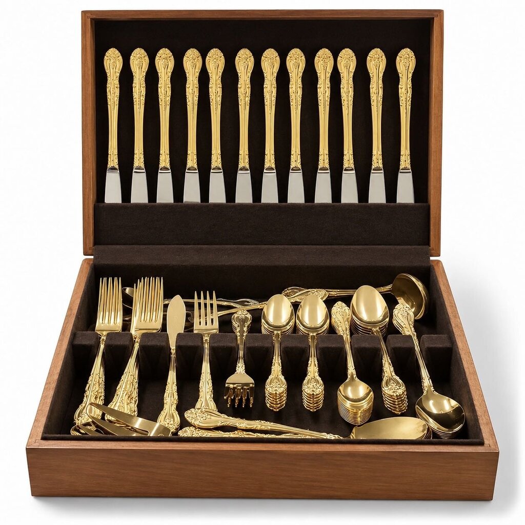 12 Place Silverware Setting in Box