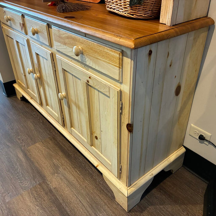 Vintage Farmhouse Buffet w/ Hutch