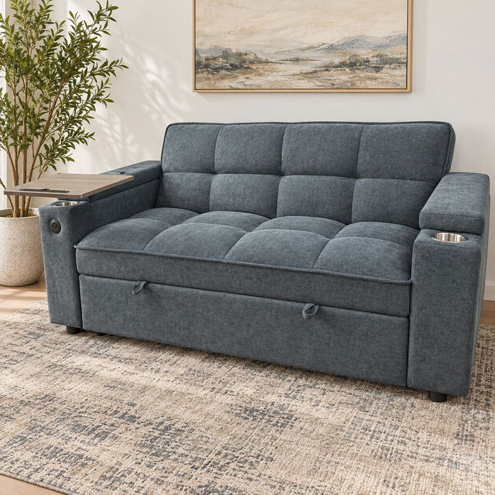 Orig. Price $529 - Convertible Sleeper Sofa w/ Pull-out Bed