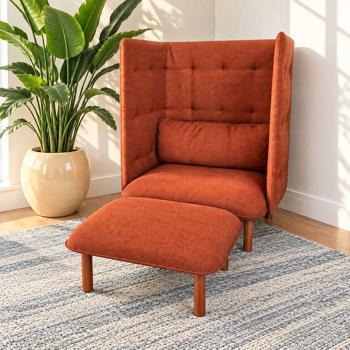 QT Privacy Lounge Chair w/ Ottoman