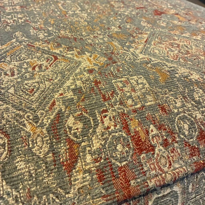 Orig. Price $2,100 - Stationary Accent Chair w/ Ottoman - Acosta's Home