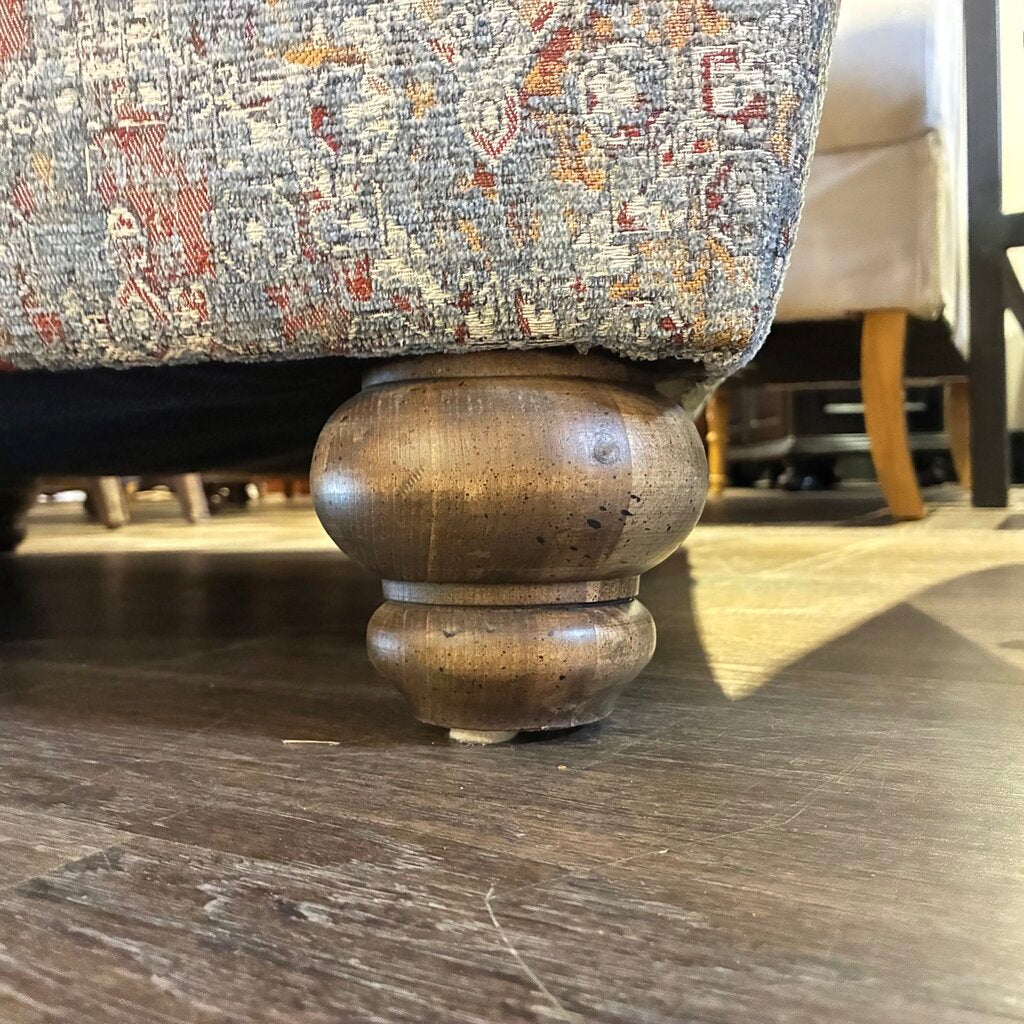 Orig. Price $2,100 - Stationary Accent Chair w/ Ottoman - Acosta's Home