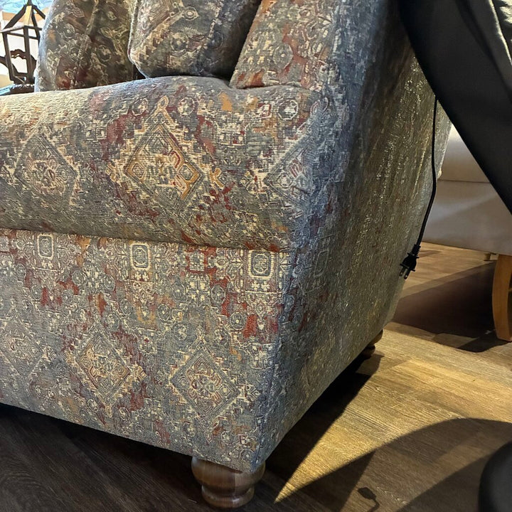 Orig. Price $2,100 - Stationary Accent Chair w/ Ottoman - Acosta's Home