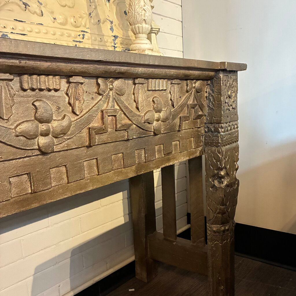 Orig. Price $5,000 - Carved Wood Console Table