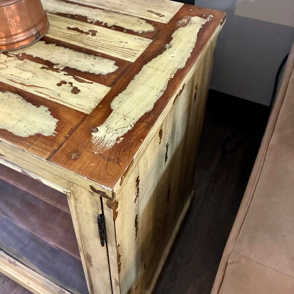 Wood & Glass Media Console