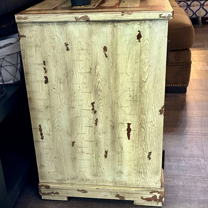 Wood & Glass Media Console