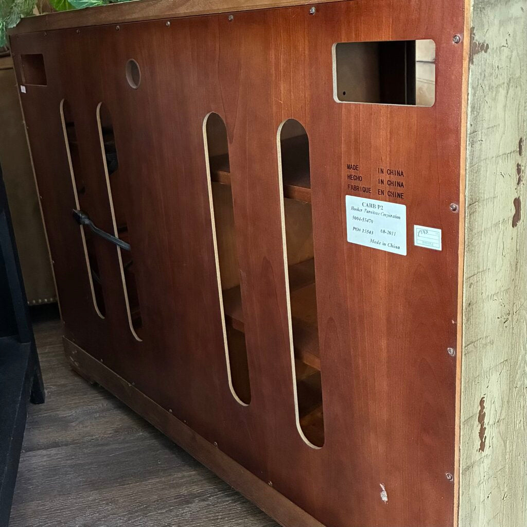 Wood & Glass Media Console