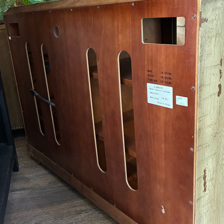 Wood & Glass Media Console