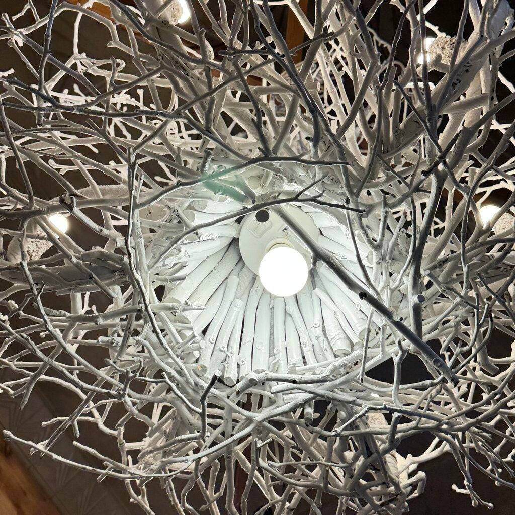 Orig. Price $2744 - Painted Twig Chandelier