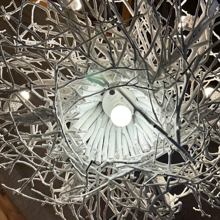 Orig. Price $2744 - Painted Twig Chandelier