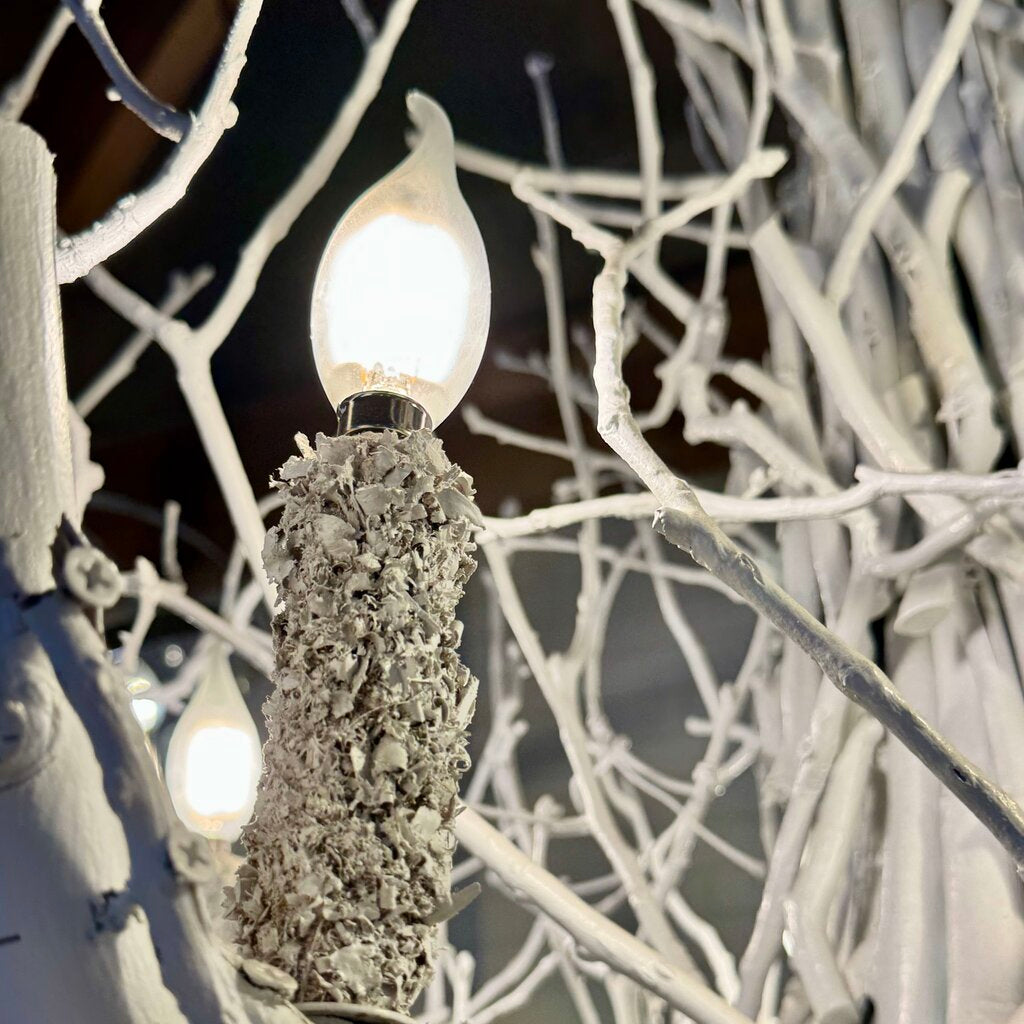 Orig. Price $2744 - Painted Twig Chandelier