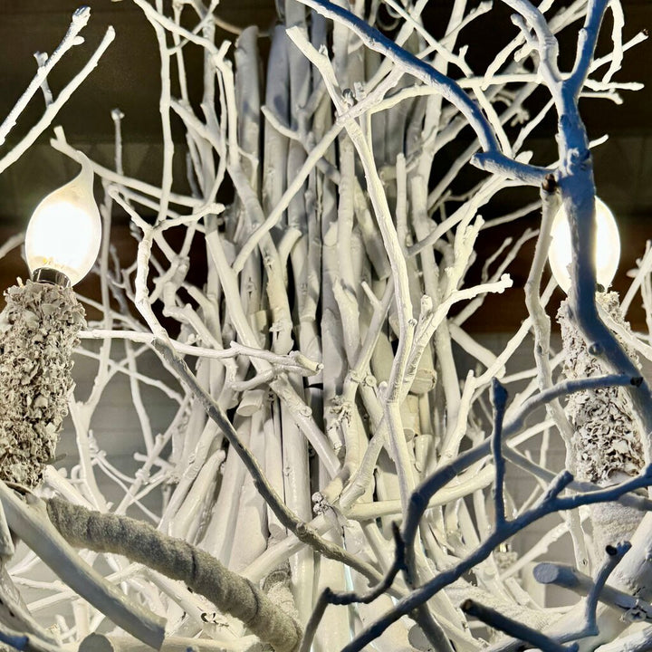 Orig. Price $2744 - Painted Twig Chandelier