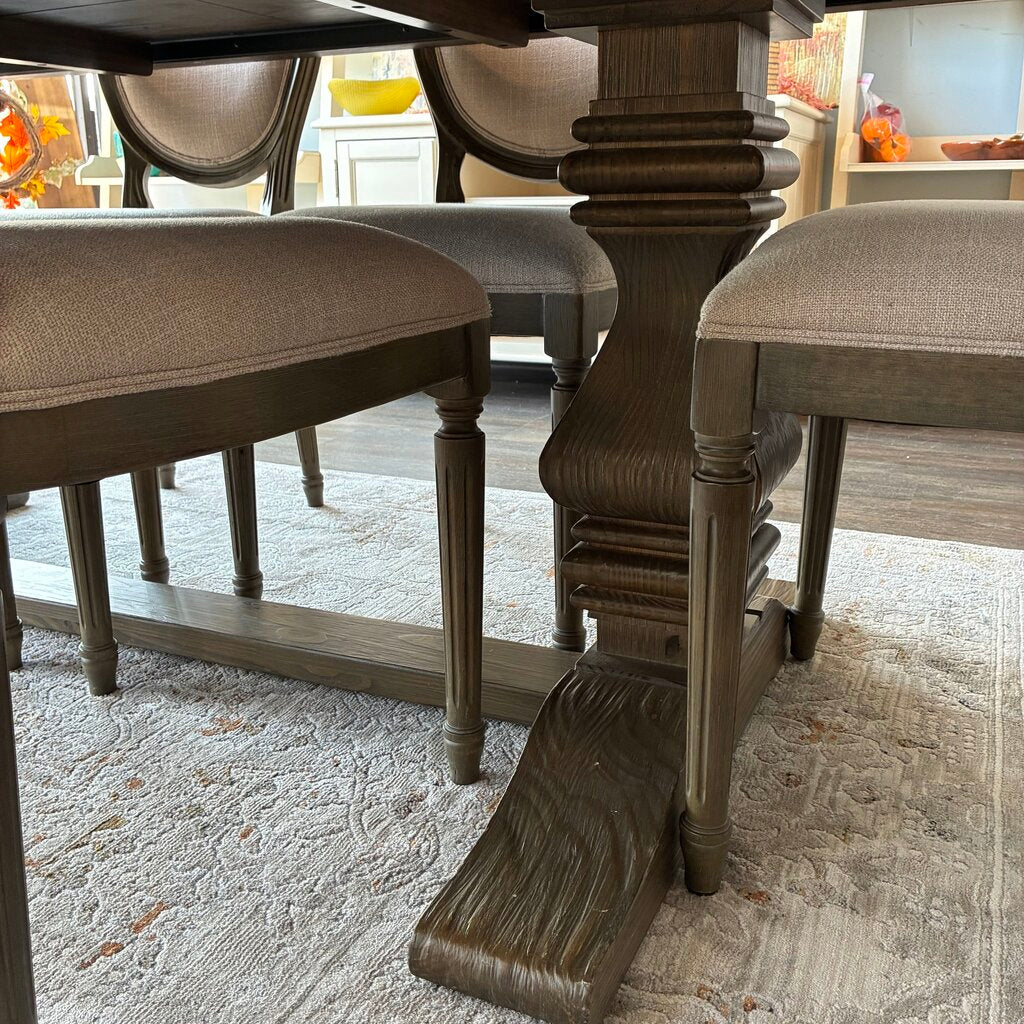 Orig. Price $2,599 - Tristan Trestle Dining Set
