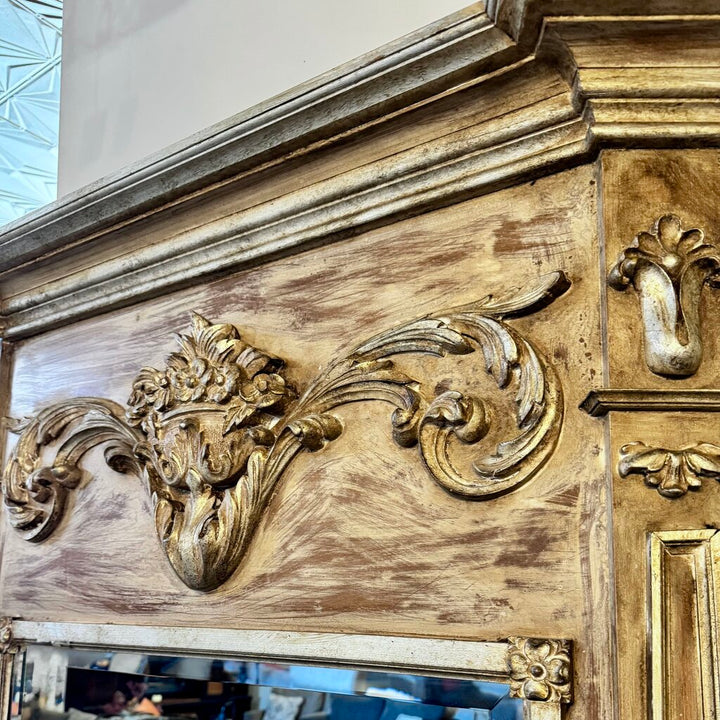 Orig. Price $1800 - Italian Carved Pier Mirror