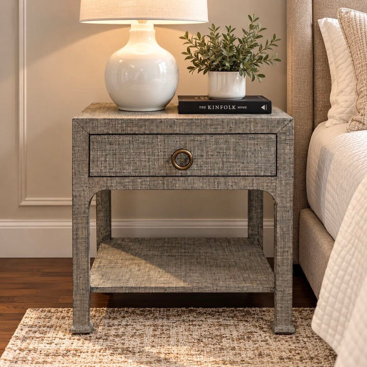 Orig. Price $1279 - Chatham Raffia Nightstand