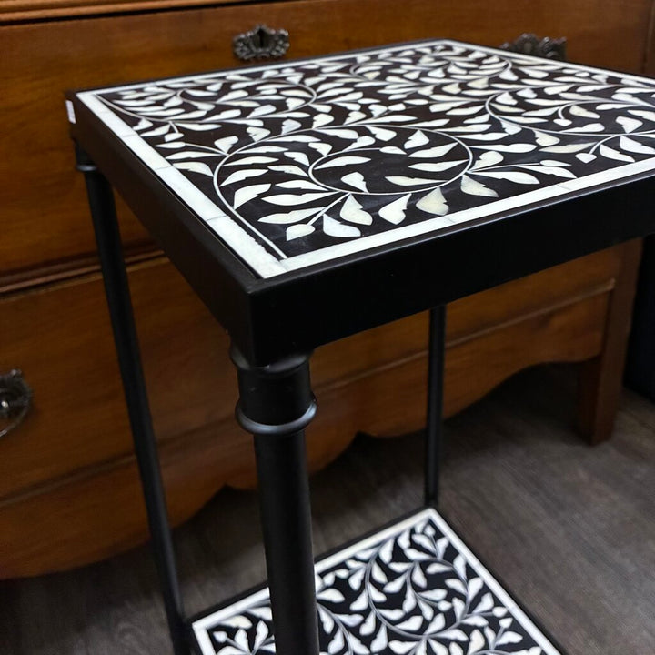 Orig. Price $158 - Lana Bone Inlay Side Table
