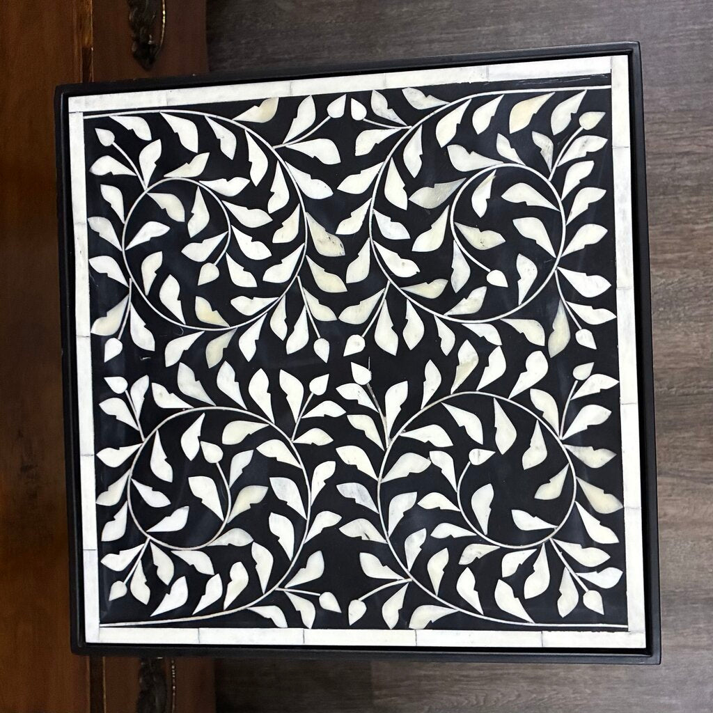 Orig. Price $158 - Lana Bone Inlay Side Table