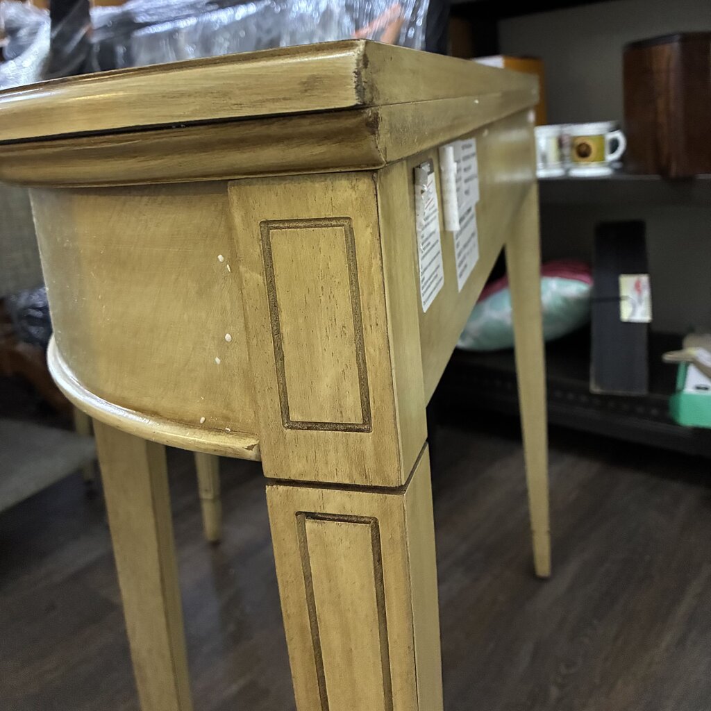 Orig. Price $649 - Hampton Demilune Console Table