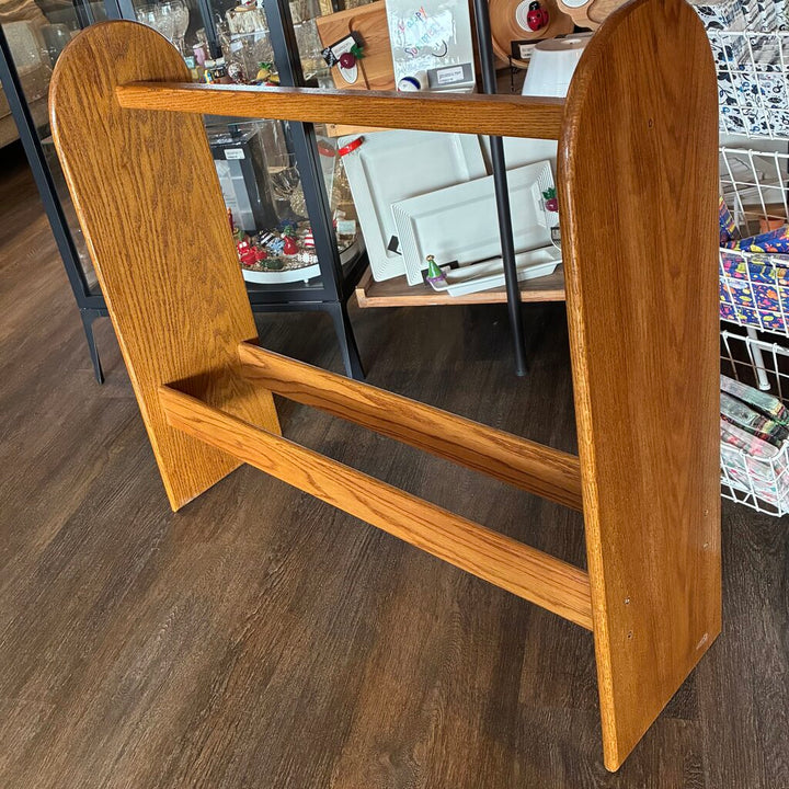 Wooden Blanket Rack
