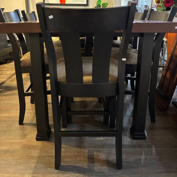 Orig. Price $4,800 - Amish-made Counter Height Dining Set w/ 2 Leaves