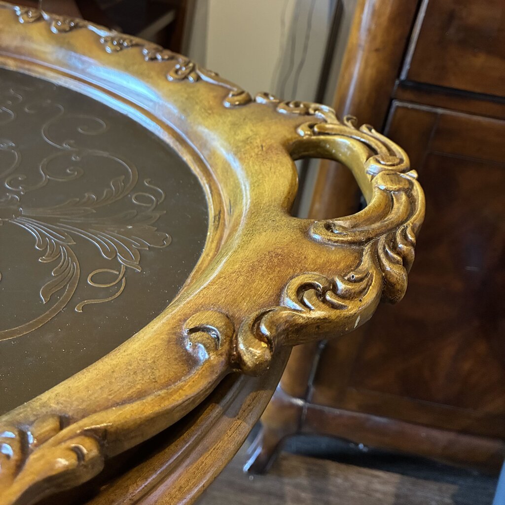 Oval Tray Table w/ Casters