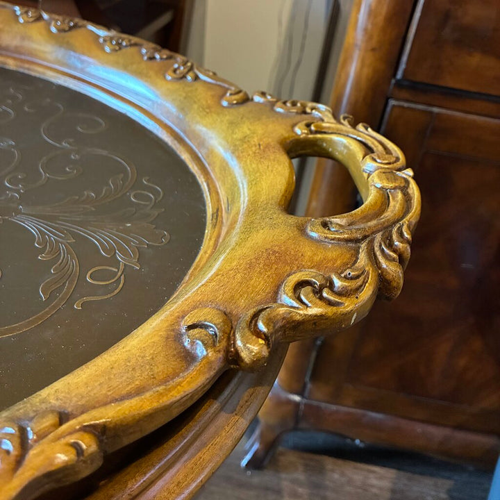 Oval Tray Table w/ Casters