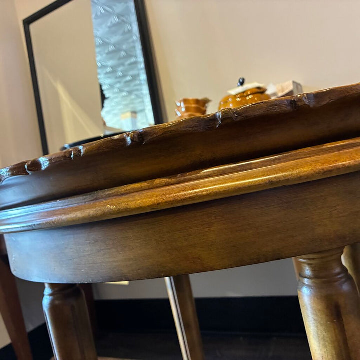 Oval Tray Table w/ Casters