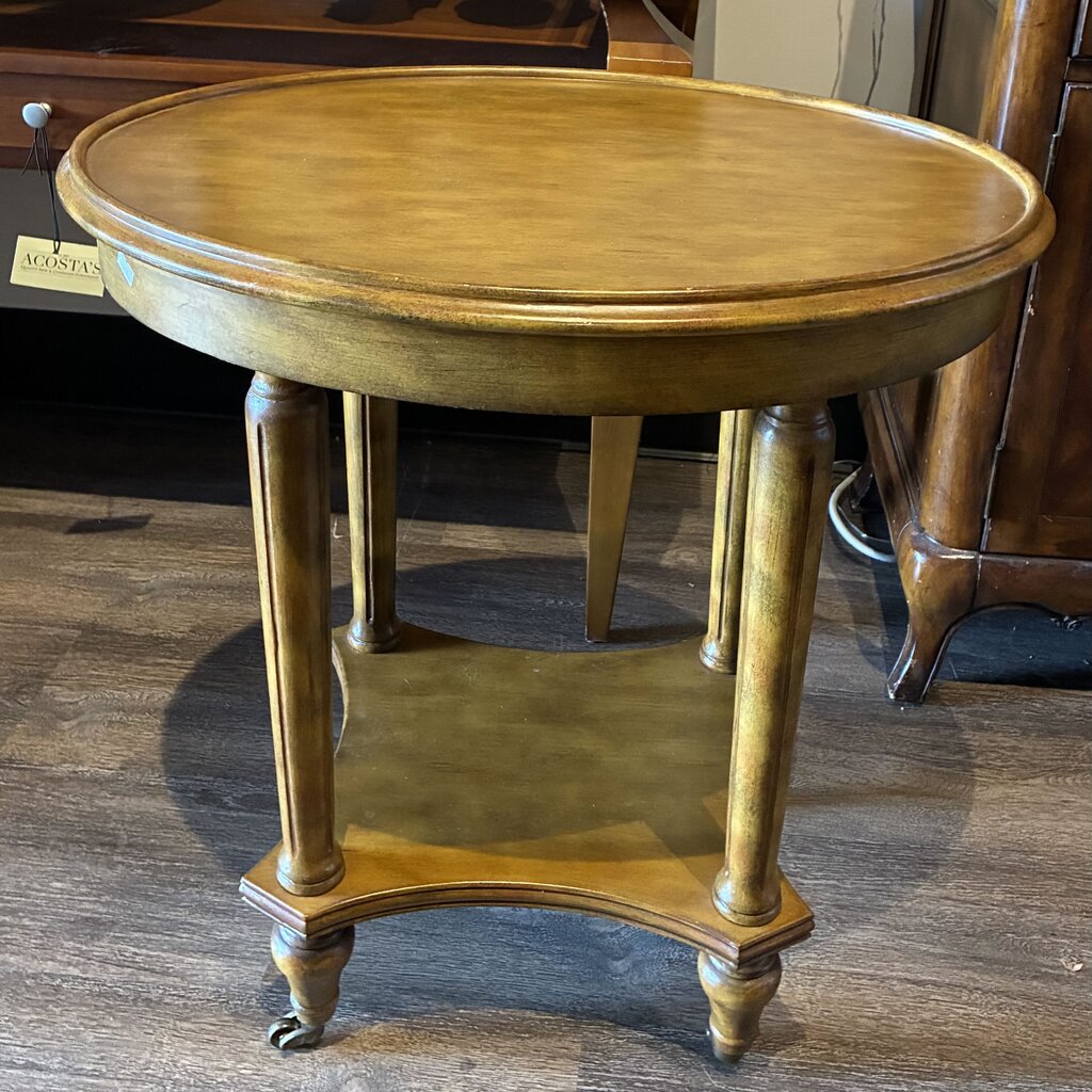 Oval Tray Table w/ Casters