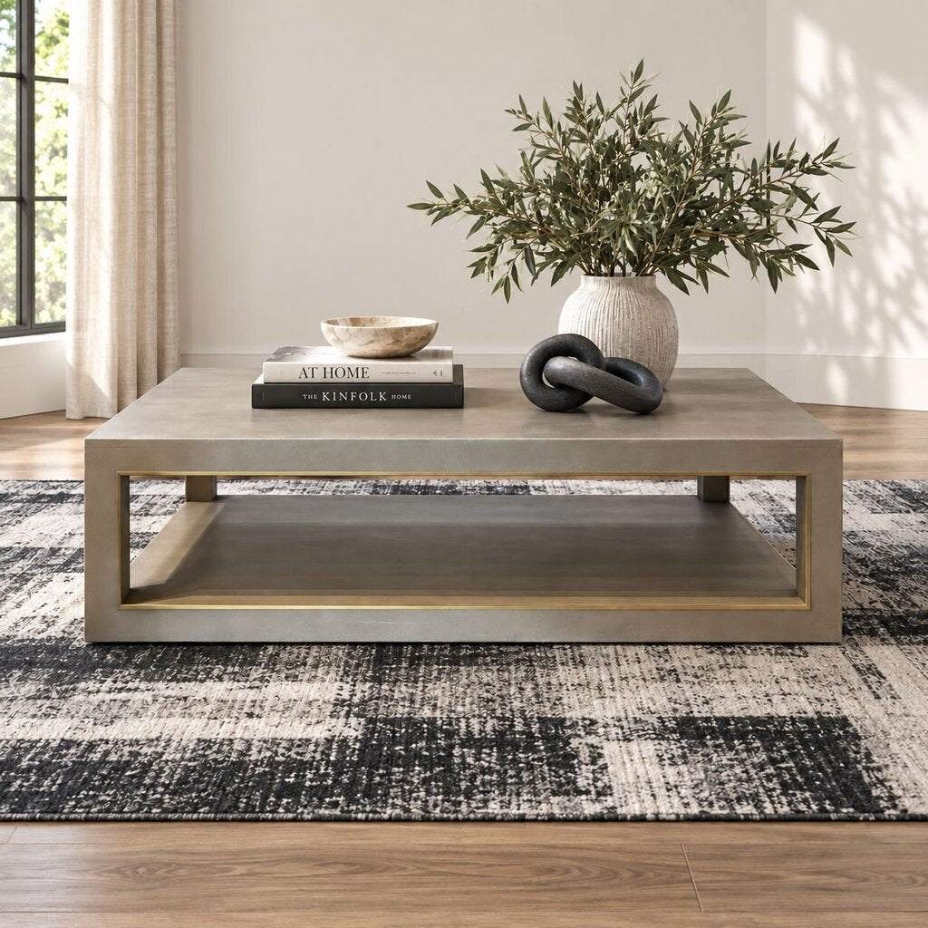 Orig. Price $3,975 - Cela Shagreen Rectangular Coffee Table