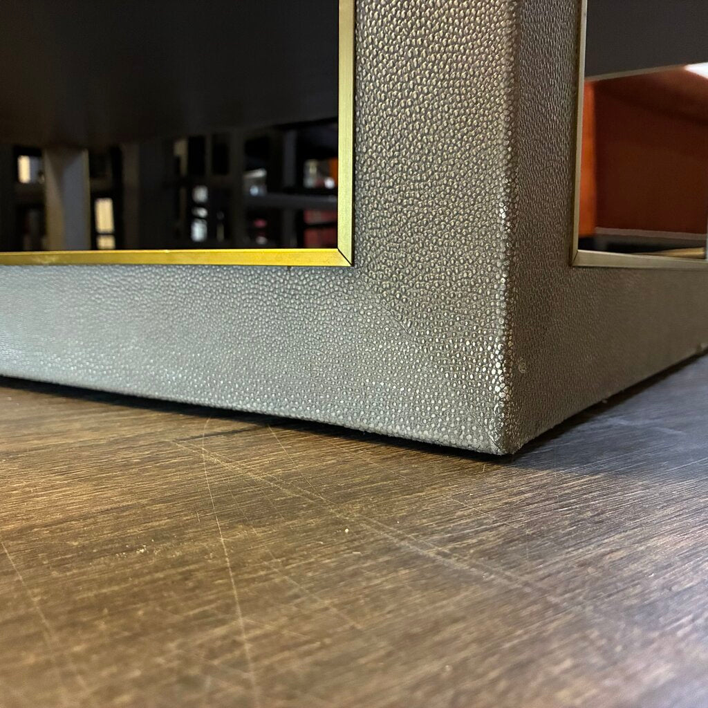 Orig. Price $3,975 - Cela Shagreen Rectangular Coffee Table - Acosta's Home