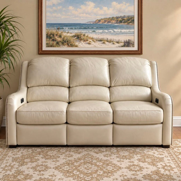 Orig. Price $6,500 - Levington Power Headrest Recline Sofa