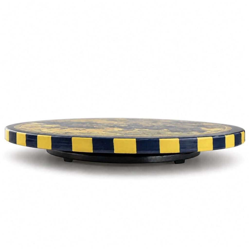 Wooden Lazy Susan - Grapes