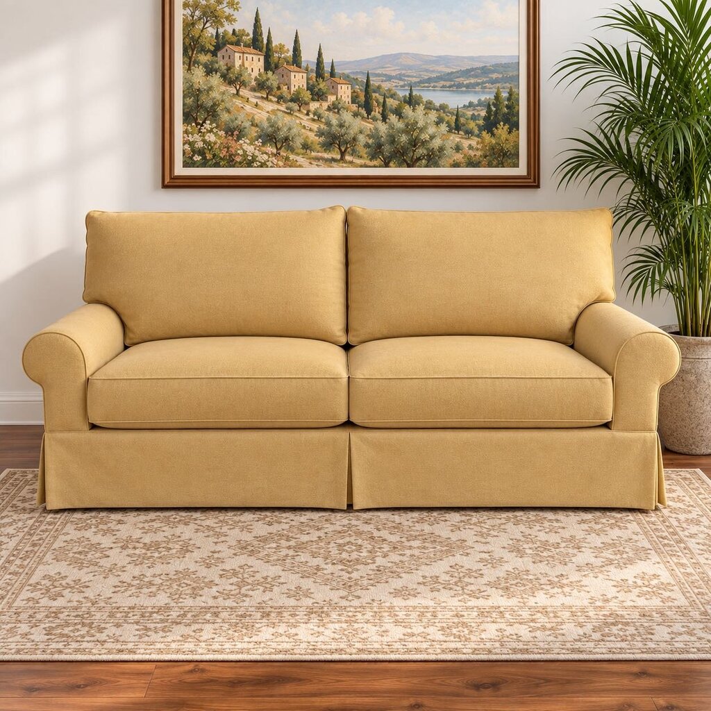 Orig. Price $2,000 - Slipcover Sleeper Sofa