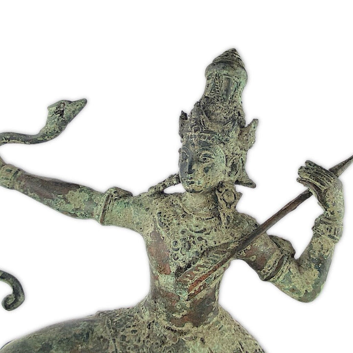 Brass Armed Warrior on Horse