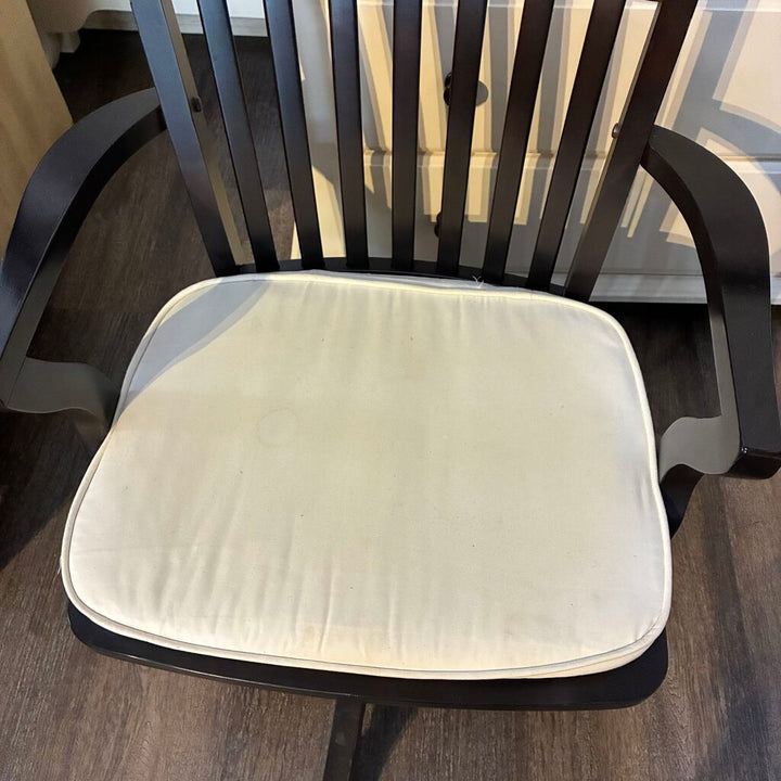 Orig. Price $449 - Wooden Swivel Desk Chair