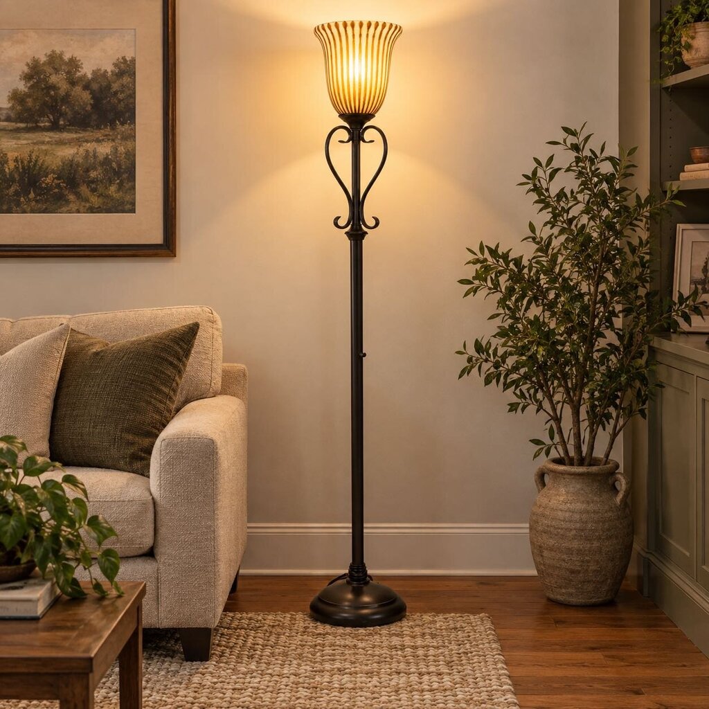 Glass Dome Floor LIght