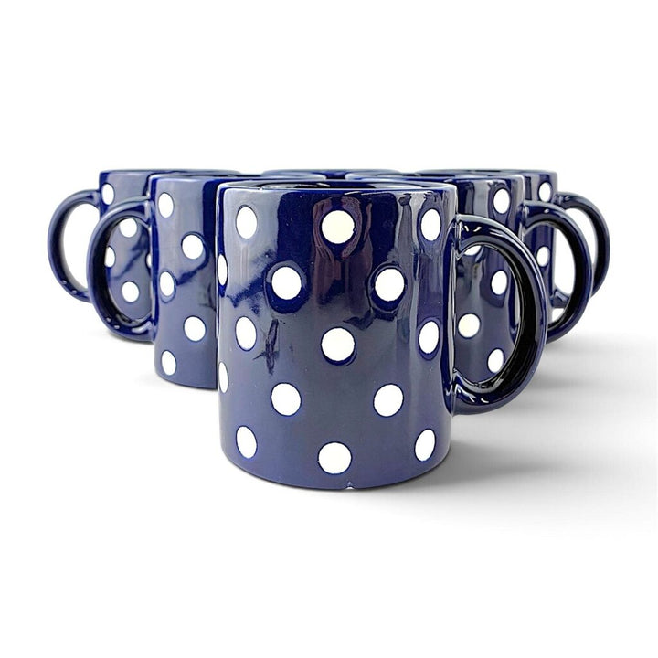 Set of 6 Polka Dot Mug
