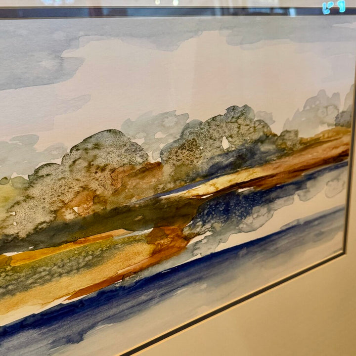 Orig. Price $150 - Blue Serenity Framed Art