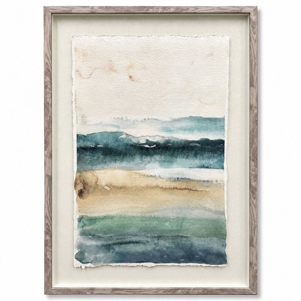 Textured Watercolor Shadowbox Picture