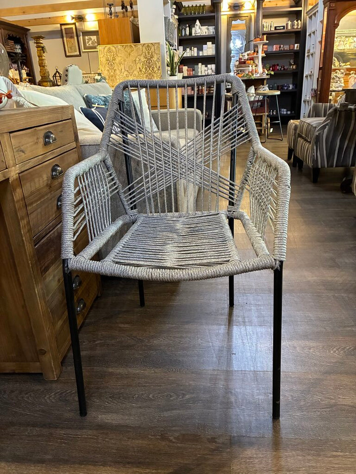 Orig. Price $181 - Geometric Rope Chair