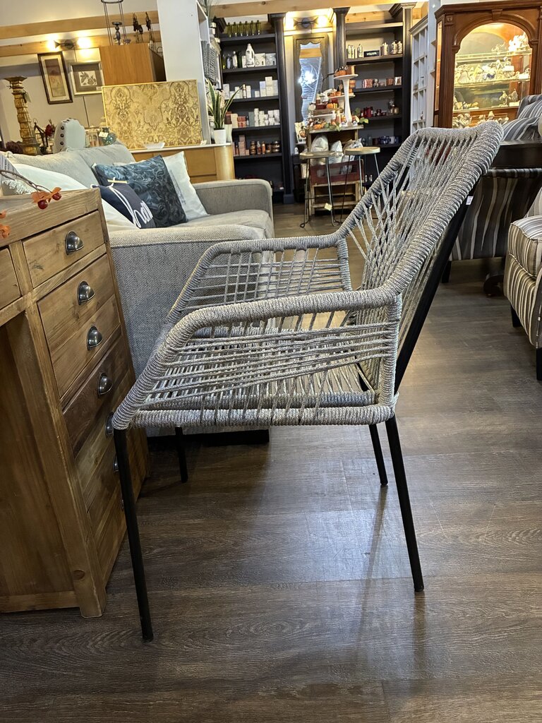 Orig. Price $181 - Geometric Rope Chair