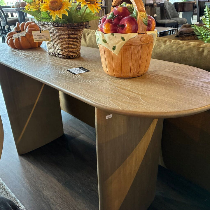 Orig. Price $399 - Zeke Oval Console Table