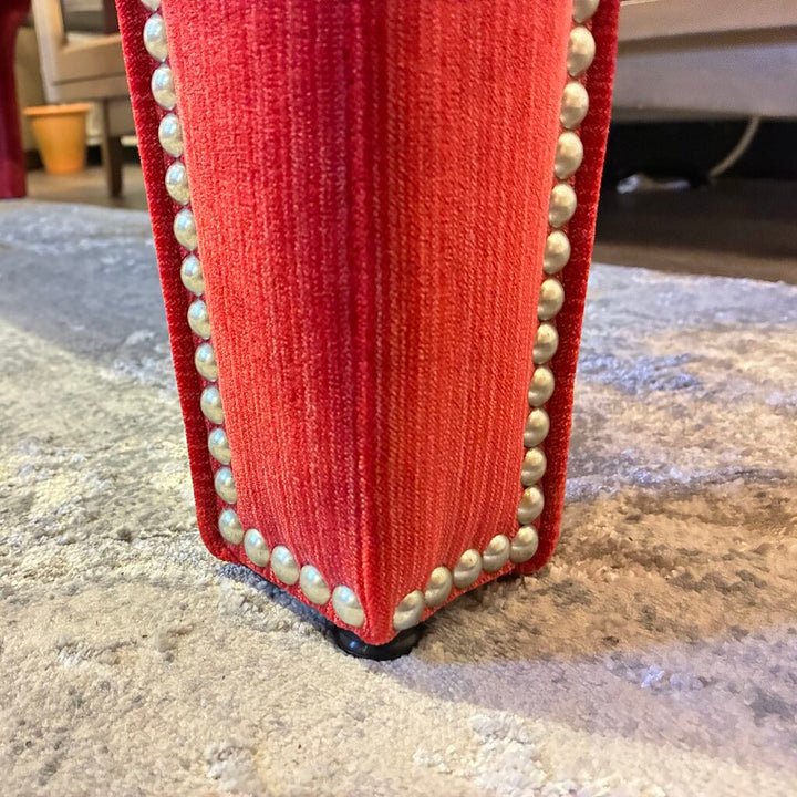 Orig. Price $1,300 - Upholstered Bench w/ Nailhead Trim
