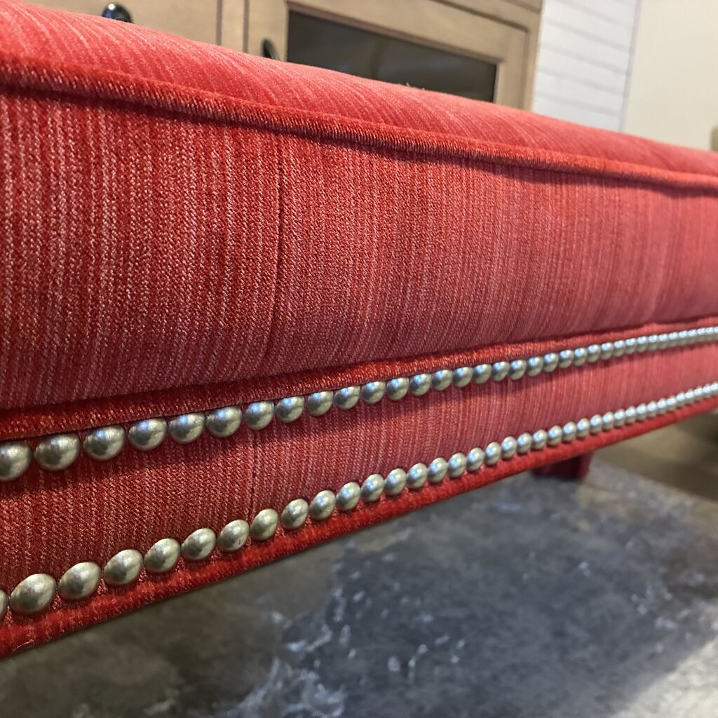 Orig. Price $1,300 - Upholstered Bench w/ Nailhead Trim