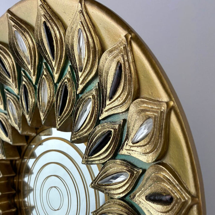 Teardrop Embellished Mirror