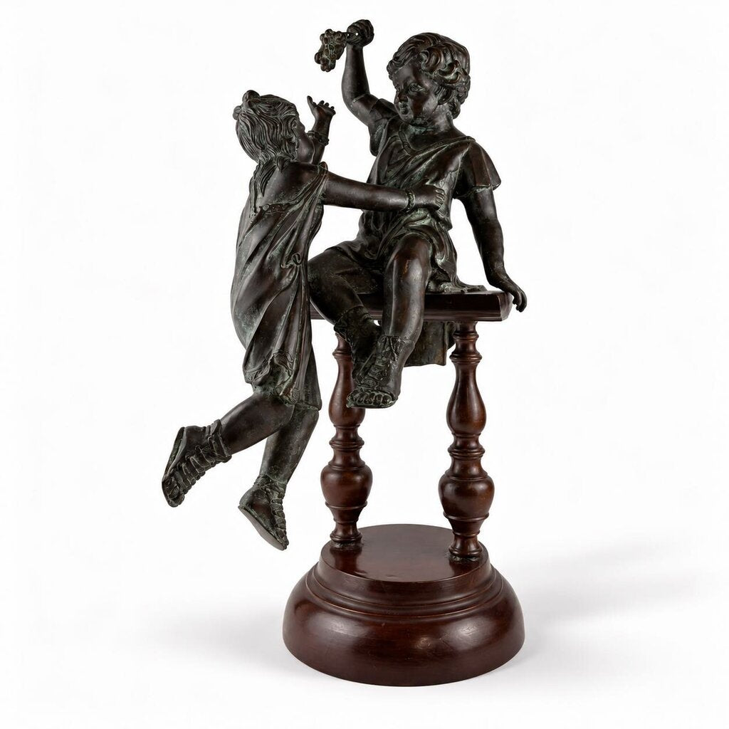 Bronze Statue - "Children Playing"