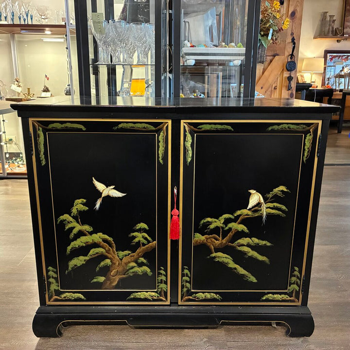 Vintage Lacquered Bar Cart