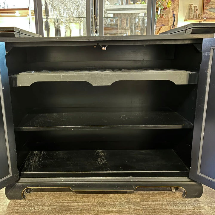 Vintage Lacquered Bar Cart
